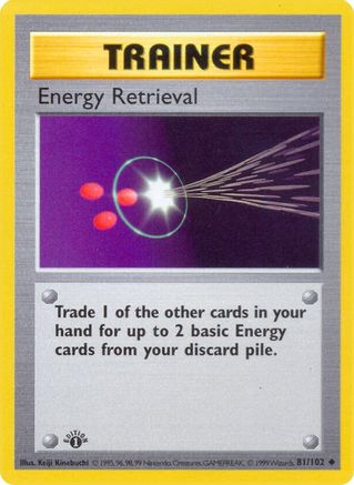 Energy Retrieval (081/102) [Base Set Shadowless] 1st Edition - Uncommon