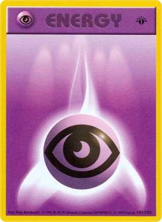 Psychic Energy (101/102) [Base Set Shadowless] 1st Edition - Common