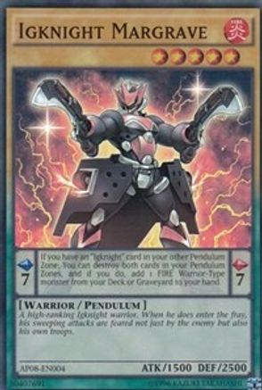 Igknight Margrave (Super Rare) (AP08-EN004) - Astral Pack 8 Unlimited