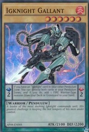 Igknight Gallant (Super Rare) (AP08-EN005) - Astral Pack 8 Unlimited