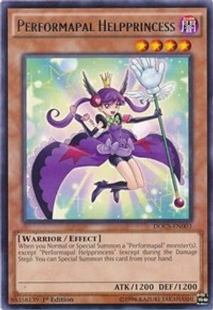 Performapal Helpprincess (Rare) (DOCS-EN003) - Dimension of Chaos 1st Edition