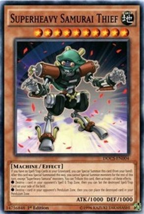 Superheavy Samurai Thief (Common) (DOCS-EN004) - Dimension of Chaos 1st Edition
