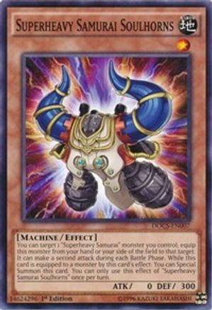 Superheavy Samurai Soulhorns (Common) (DOCS-EN007) - Dimension of Chaos 1st Edition