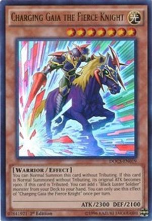 Charging Gaia the Fierce Knight (Ultra Rare) (DOCS-EN019) - Dimension of Chaos Unlimited