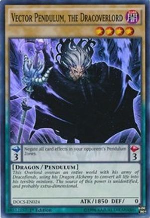 Vector Pendulum, the Dracoverlord (Super Rare) (DOCS-EN024) - Dimension of Chaos Unlimited