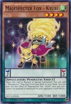 Majespecter Fox - Kyubi (Common) (DOCS-EN028) - Dimension of Chaos 1st Edition