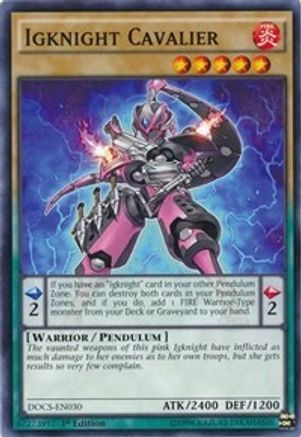 Igknight Cavalier (Common) (DOCS-EN030) - Dimension of Chaos 1st Edition