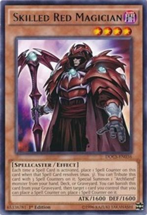 Skilled Red Magician (Rare) (DOCS-EN036) - Dimension of Chaos Unlimited