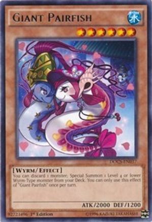 Giant Pairfish (Rare) (DOCS-EN037) - Dimension of Chaos 1st Edition