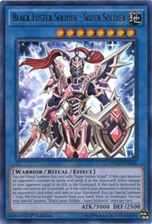 Black Luster Soldier - Super Soldier (Ultra Rare) (DOCS-EN042) - Dimension of Chaos 1st Edition