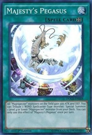 Majesty's Pegasus (Super Rare) (DOCS-EN058) - Dimension of Chaos Unlimited