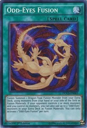 Odd-Eyes Fusion (Secret Rare) (DOCS-EN063) - Dimension of Chaos 1st Edition