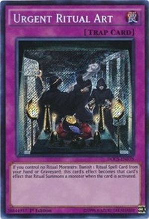 Urgent Ritual Art (Secret Rare) (DOCS-EN078) - Dimension of Chaos 1st Edition