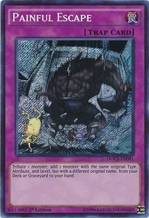 Painful Escape (Secret Rare) (DOCS-EN081) - Dimension of Chaos 1st Edition