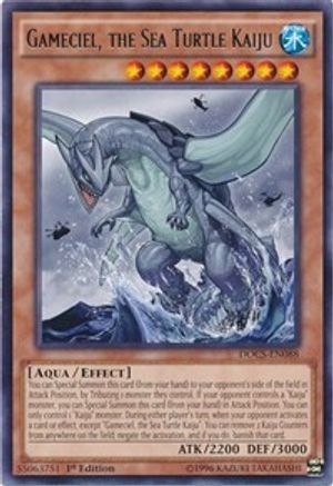 Gameciel, the Sea Turtle Kaiju (Rare) (DOCS-EN088) - Dimension of Chaos Unlimited