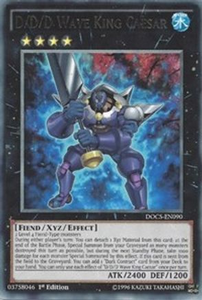D/D/D Wave King Caesar (Rare) (DOCS-EN090) - Dimension of Chaos 1st Edition