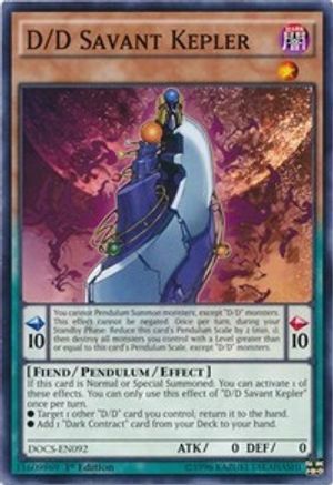 D/D Savant Kepler (Common) (DOCS-EN092) - Dimension of Chaos 1st Edition