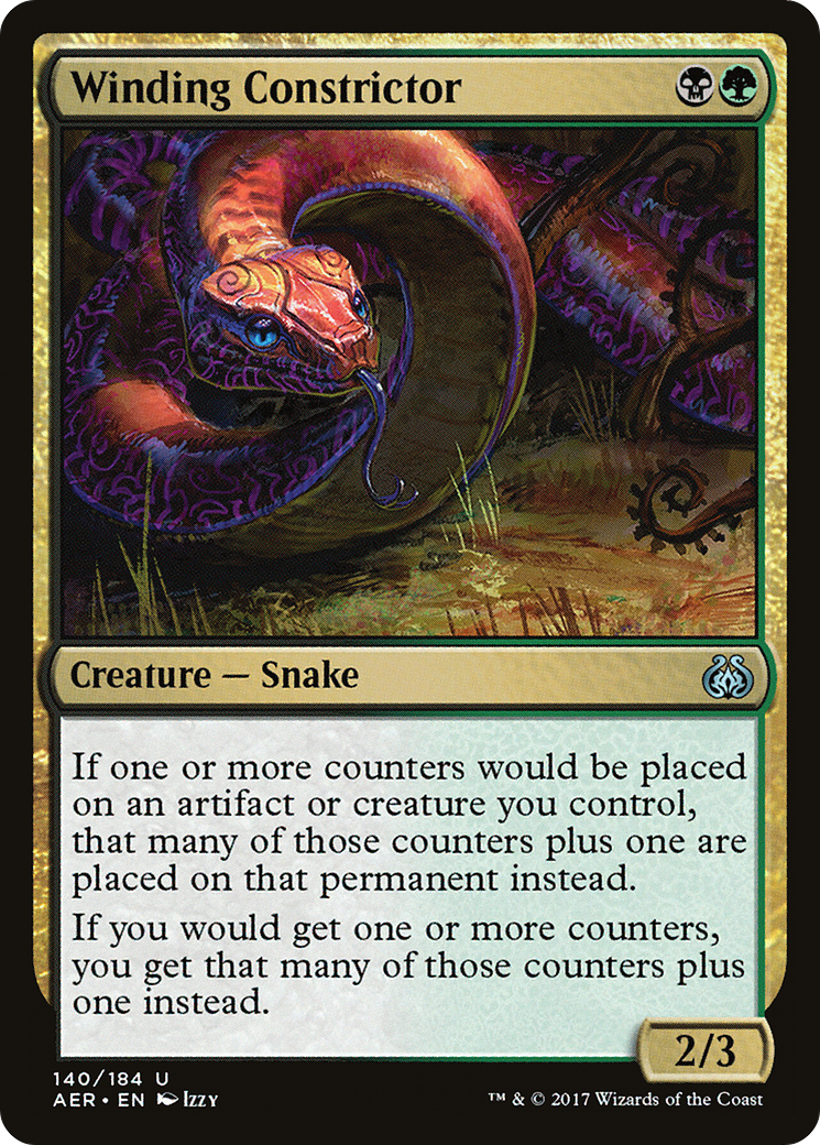 Winding Constrictor (AER-140) [Aether Revolt] Foil