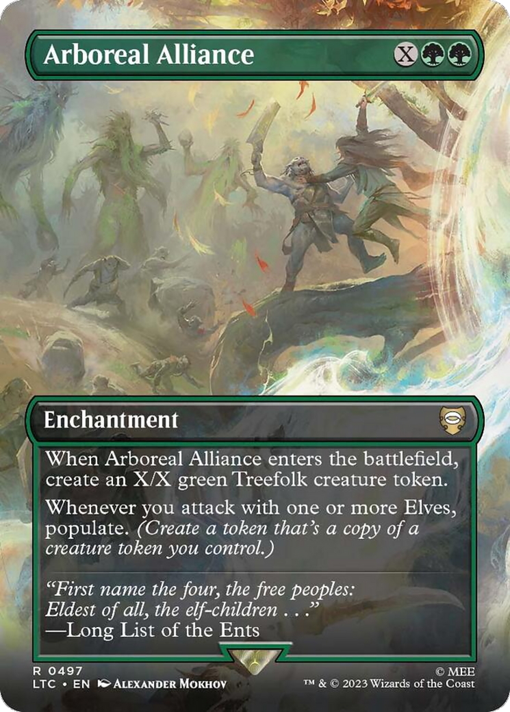 Arboreal Alliance (Borderless) (LTC-497) [Tales of Middle-earth Commander] Foil