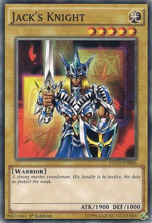Jack's Knight (B) (Common) (YGLD-ENB06) - King of Games: Yugi's Legendary Decks 1st Edition