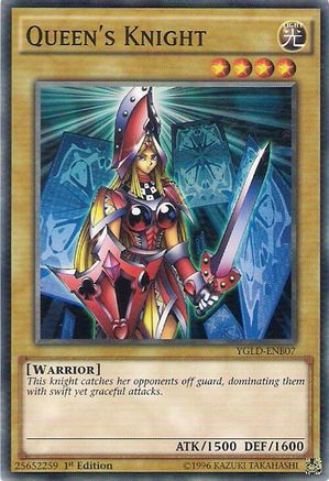 Queen's Knight (B) (Common) (YGLD-ENB07) - King of Games: Yugi's Legendary Decks 1st Edition