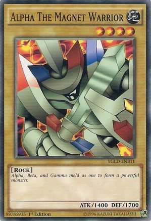Alpha The Magnet Warrior (Common) (YGLD-ENB11) - King of Games: Yugi's Legendary Decks Unlimited