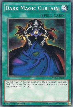 Dark Magic Curtain (Common) (YGLD-ENB18) - King of Games: Yugi's Legendary Decks Unlimited