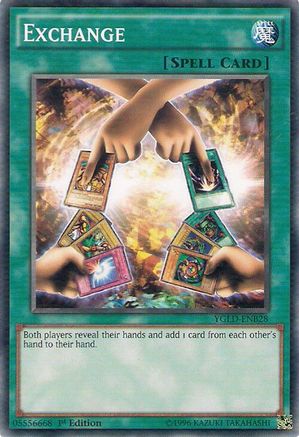 Exchange (Common) (YGLD-ENB28) - King of Games: Yugi's Legendary Decks Unlimited