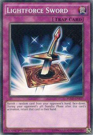 Lightforce Sword (Common) (YGLD-ENB37) - King of Games: Yugi's Legendary Decks 1st Edition