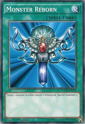 Monster Reborn (Common) (YGLD-ENC24) - King of Games: Yugi's Legendary Decks 1st Edition
