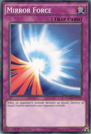 Mirror Force (Common) (YGLD-ENC36) - King of Games: Yugi's Legendary Decks 1st Edition