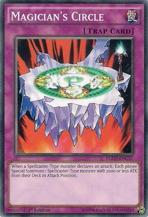 Magician's Circle (Common) (YGLD-ENC37) - King of Games: Yugi's Legendary Decks Unlimited