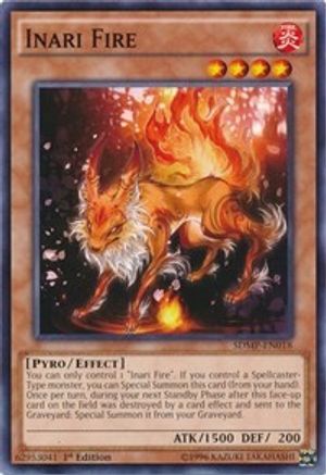 Inari Fire (Common) (SDMP-EN018) - Structure Deck: Master of Pendulum 1st Edition