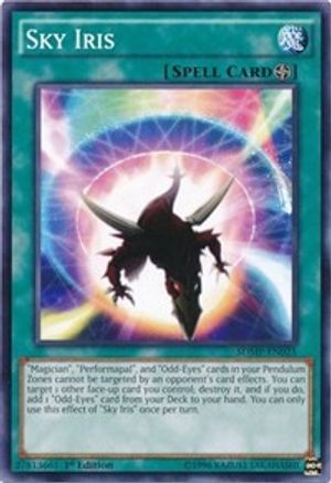 Sky Iris (Common) (SDMP-EN025) - Structure Deck: Master of Pendulum 1st Edition