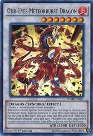 Odd-Eyes Meteorburst Dragon (Ultra Rare) (SDMP-EN041) - Structure Deck: Master of Pendulum 1st Edition