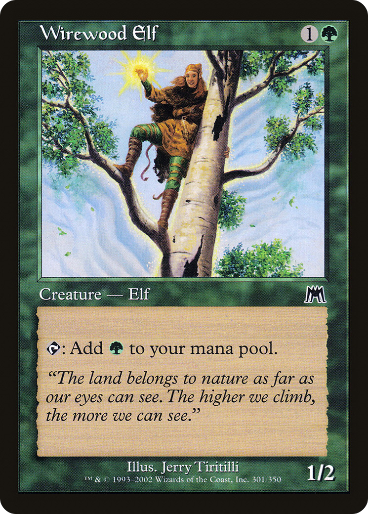 Wirewood Elf (ONS-301) [Onslaught]