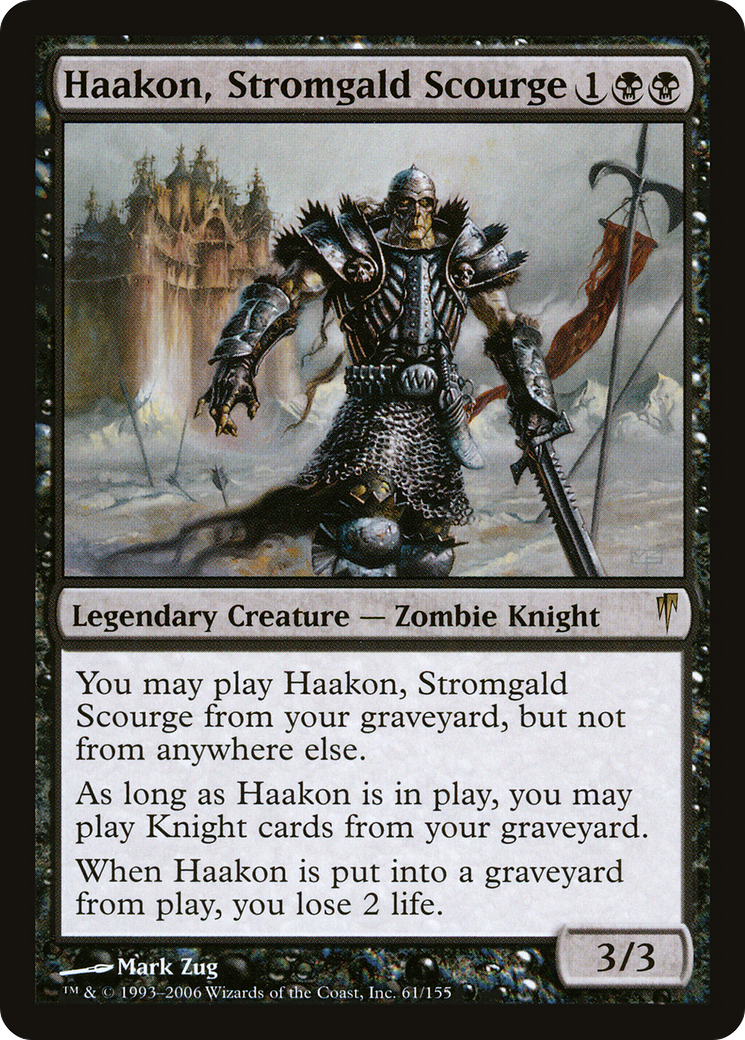 Haakon, Stromgald Scourge (CSP-061) [Coldsnap] Foil