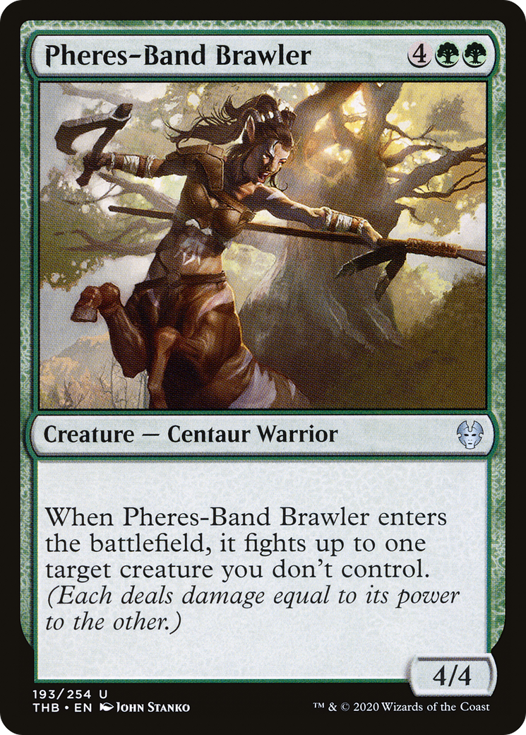 Pheres-Band Brawler (THB-193) [Theros Beyond Death] Foil