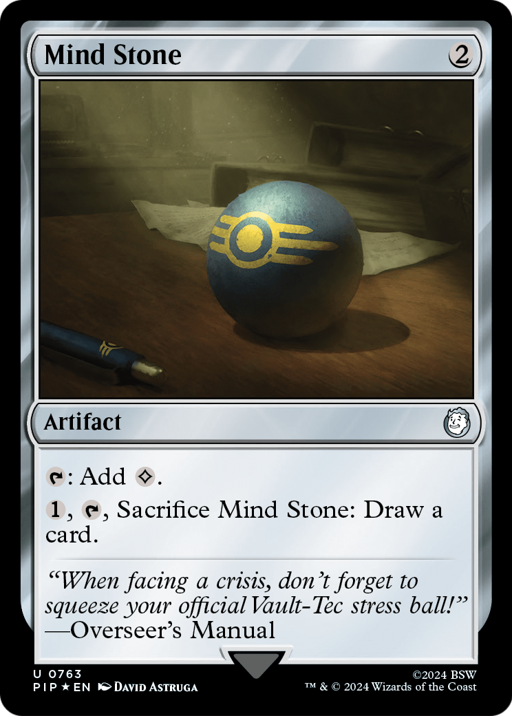 Mind Stone (Surge Foil) (PIP-763) [Fallout] Foil