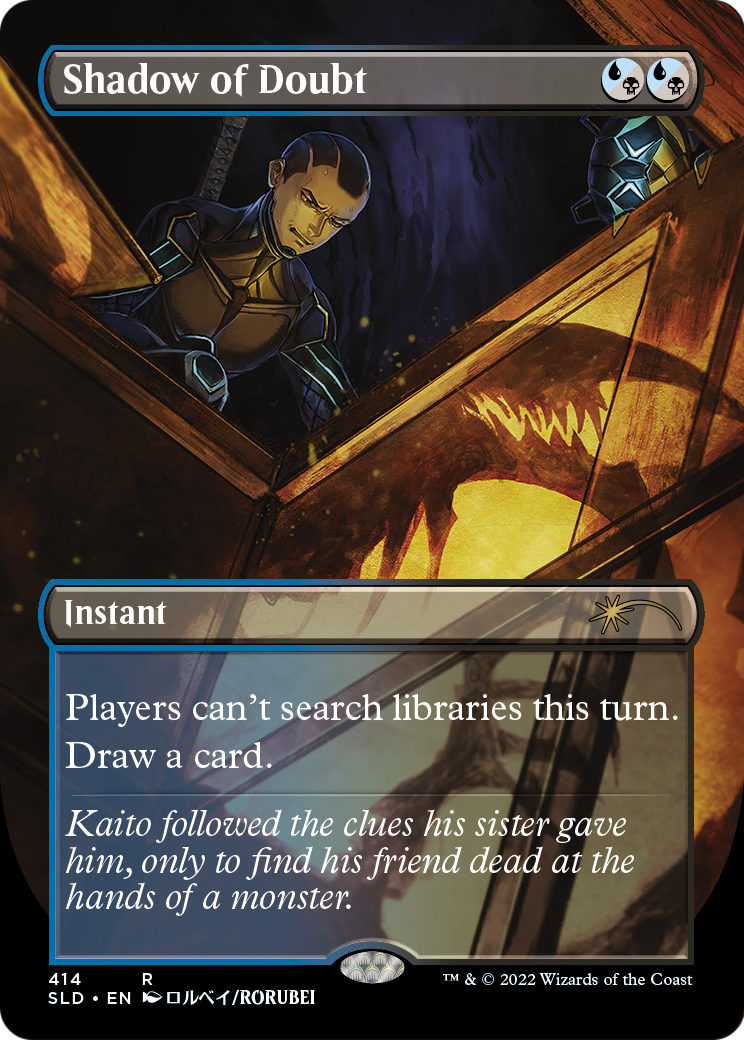 Shadow of Doubt (SLD-414) (Borderless) [Secret Lair Drop]