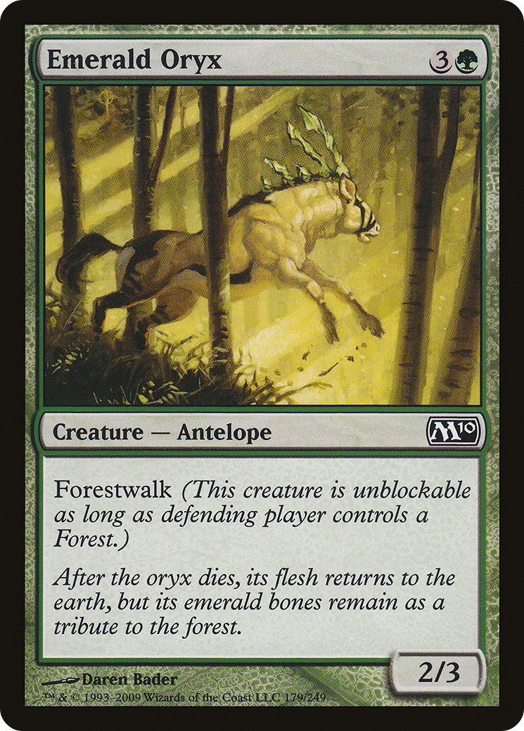 Emerald Oryx (M10-179) [Magic 2010] Foil