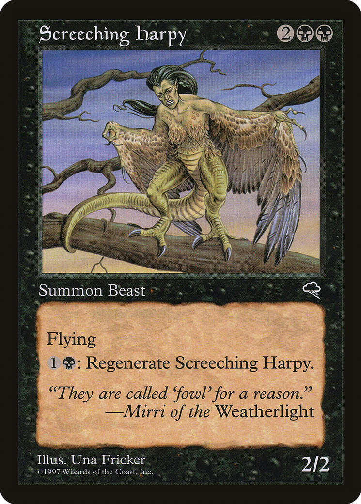 Screeching Harpy (TMP-155) [Tempest]