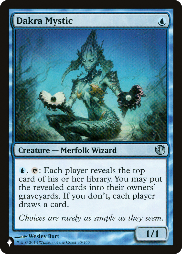 Dakra Mystic (LIST-35/165) [The List]