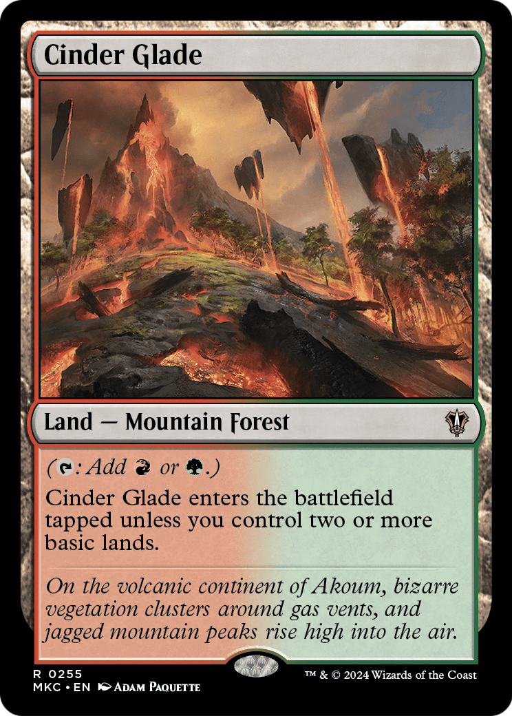 Cinder Glade (MKC-255) [Murders at Karlov Manor Commander]