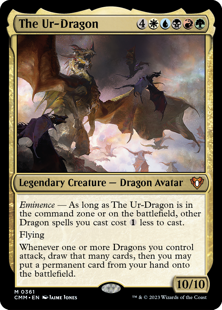 The Ur-Dragon (CMM-361) [Commander Masters] Foil