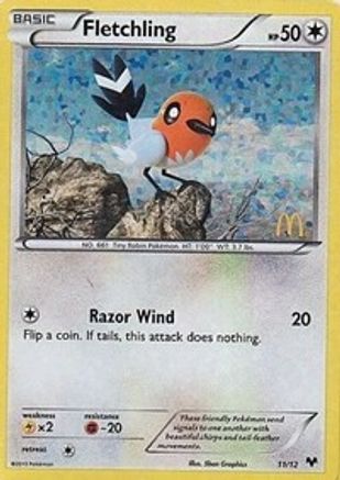 Fletchling (11/012) [McDonalds Promos 2014] Holofoil - Promo