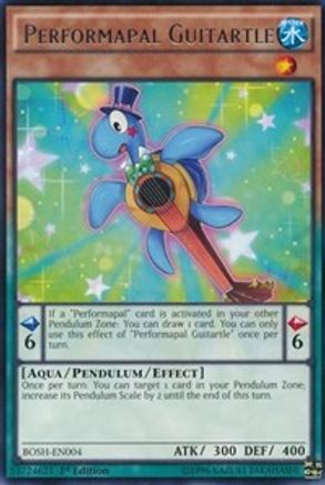 Performapal Guitartle (Rare) (BOSH-EN004) - Breakers of Shadow 1st Edition