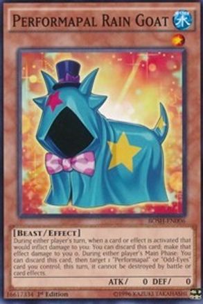 Performapal Rain Goat (Common) (BOSH-EN006) - Breakers of Shadow 1st Edition