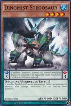 Dinomist Stegosaur (Common) (BOSH-EN024) - Breakers of Shadow Unlimited