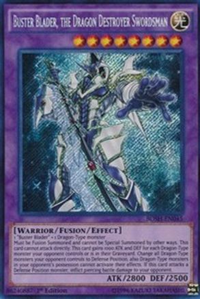 Buster Blader, the Dragon Destroyer Swordsman (Secret Rare) (BOSH-EN045) - Breakers of Shadow Unlimited